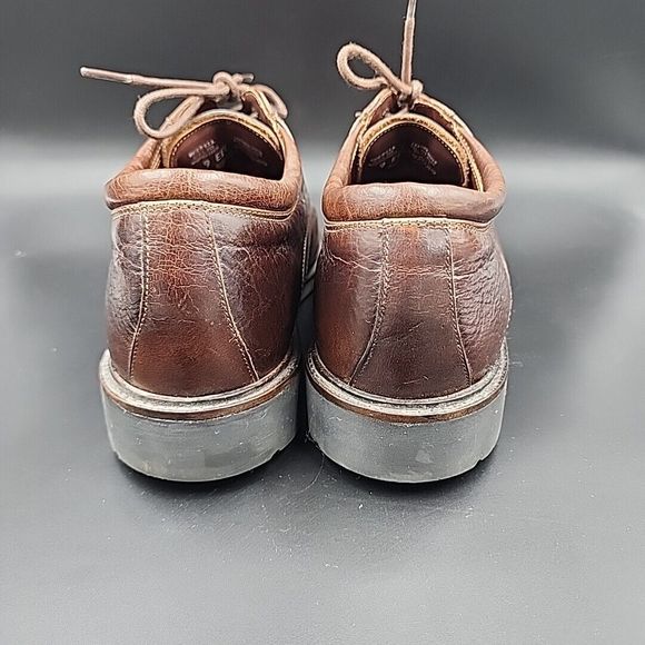 Neil M Wynne Leather Oxfords Dress Shoes Java Brown Men's 9 EEE Extra Wide - Picture 5 of 13